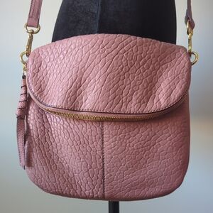 Vince Camuto Pink Textured Crossbody Bag